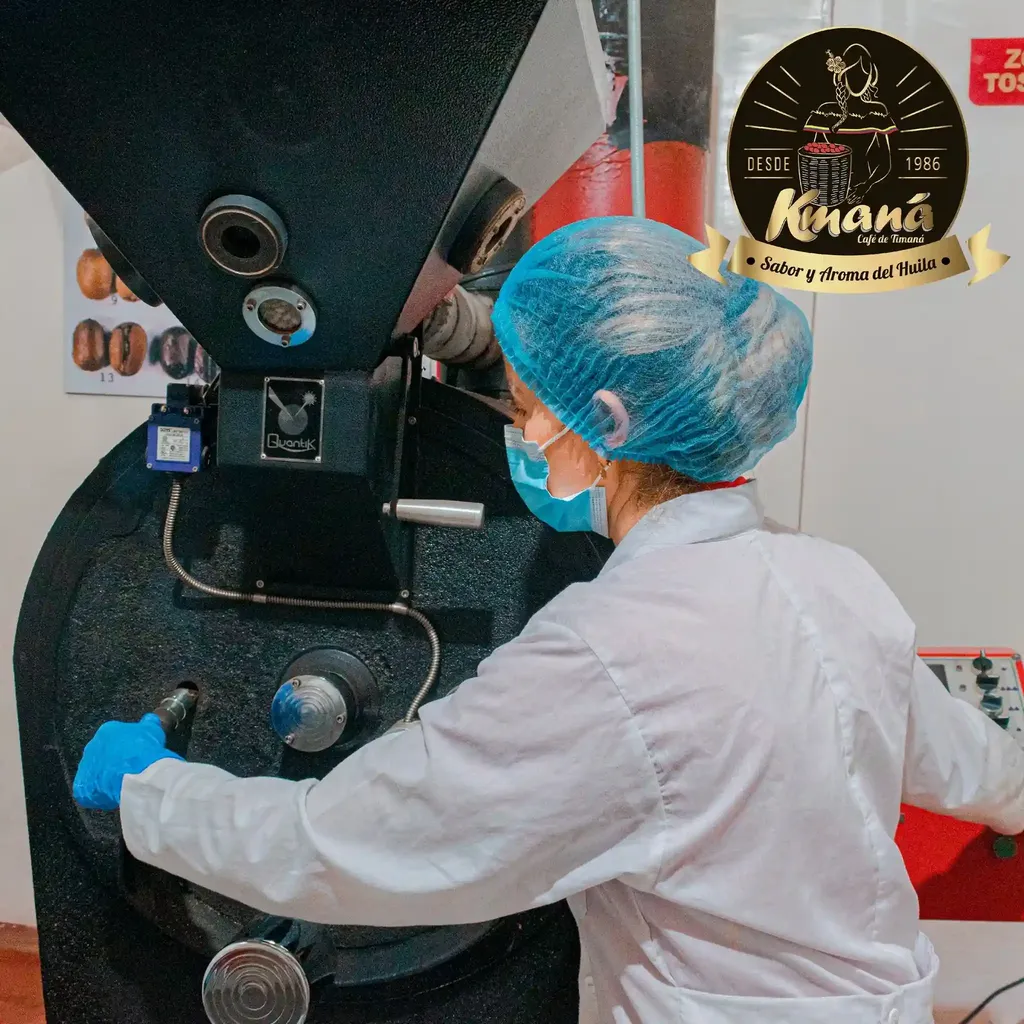 Proceso de tostión de café